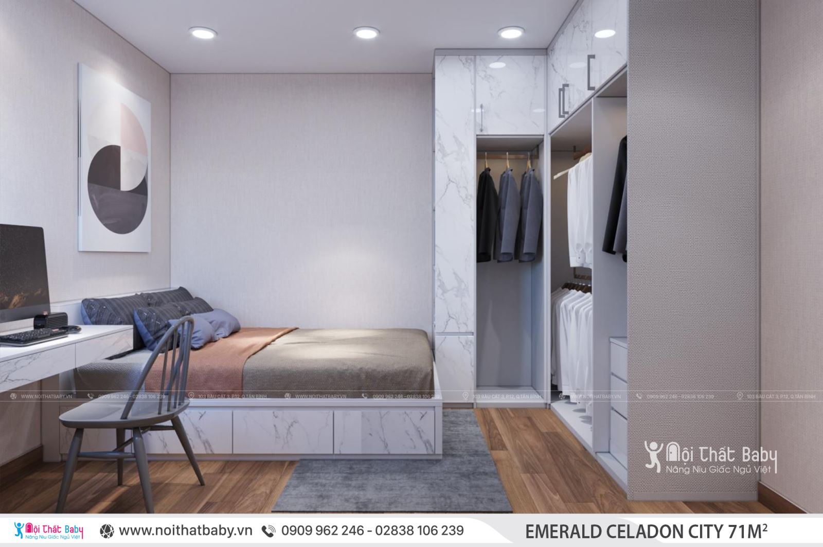 Tổng hợp các mẫu thiết kế nội thất Chung cư Emerald Celadon City